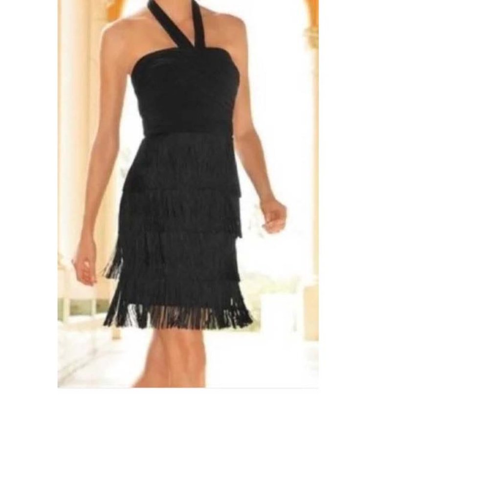 Boston Proper Fringe Dress